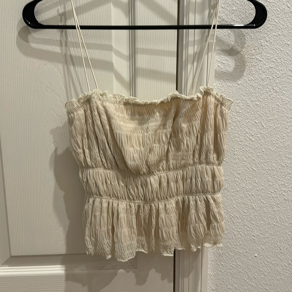 Lulus Cream Tank Top